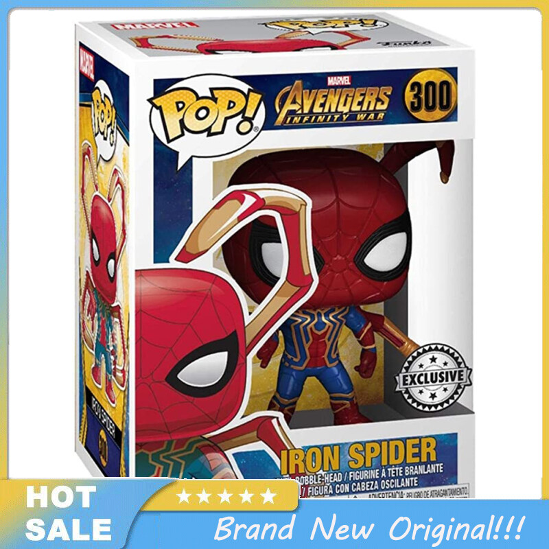 Funko Pop Avengers Figurines Spider Man Anime Figure Doll Toys For Fans Collection